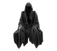 smai Creepy Resin Grim Reaper Figure | Spooky Demon Sculpture for Halloween Party and Desktop Ornament