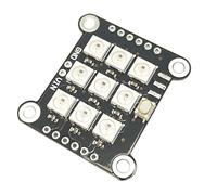 SMAKN 9 Bit WS2812B RGB LED Driver Development Board(black)With microcontroller and programmable features