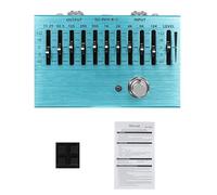 Small 10 Segment Equalizers Guitar Effects Box Guitar Effects Frequency Adjuster Sound Accessory Equalizers Pedal Portable Equalizers Device