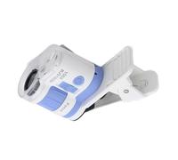 Small 100X Zoom Lens Tool with White Double Light General Phone Clip Stong Construction for Accuracy Analysis LED Light Double Source Microscope