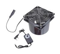 Small 11.8cm Exhaust Fan Double Ball Bearing Ventilation Fan Ideal for Air Extraction and Cooling in Craft Projects Adjustable Speed Blower Fan