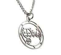 Small (2.5cm wide) Occult AMDUSIAS Demon Seal Pendant Talisman (Goetia Sigil)