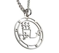 Small (2.5cm wide) Occult Dantalion Demon Seal Pendant Talisman (Goetia Sigil)