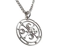 Small (2.5cm wide) Occult Decarabia Demon Seal Pendant Talisman (Goetia Sigil)