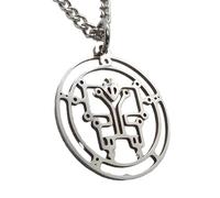 Small (2.5cm wide) Occult ORIAX (ORIAS) Demon Seal Pendant Talisman (Goetia Sigil)