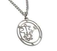 Small (2.5cm wide) Occult PURSON Demon Seal Pendant Talisman (Goetia Sigil)