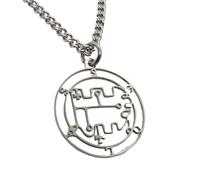 Small (2.5cm wide) Occult Stolas Demon Seal Pendant Talisman (Goetia Sigil)