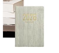 Small 2026 A7 Pocket Calendar Notebook 365 Days Small - for Work School University Office Family Student Women Men Teacher Planning Objective Budget