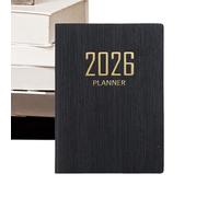 Small 2026 Planner,A7 Time Management Diary | 365 Days English Version Notebook Planner - for Schedule Goal Notes School College Business Workplace Family Student Women Men