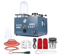 Small 2L Jewelry Lost Wax Conjoined Cast Gold Melting Furnace Molten Gold Vacuum Casting Machine for Jewelry Tool Equipment