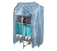 Small 3 Tier Foldable Electric Heated Clothes Airer with Cover