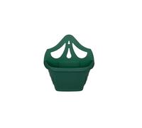 Small 31cm Venetian Wall Planter Basket Garden Pot Plastic Green