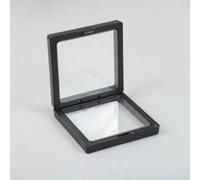 Small 3D Floating Frame Display 7X7Cm - Black, Wall & Tabletop