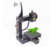 Small 3D Printer, Precision 3D Printer for Beginners Frequency Division Multiplexing Compact 4x4x4 Inch Printing Size with All Metal Nozzle for PLA TPU Filaments (UK Plug)