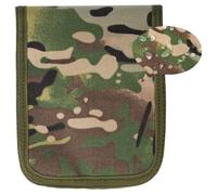 Small 4" x 6" Army Notebook Cover with Zippered Organizer, Tactical All-Weather Notebook Cover and Hiking Journal Case for A6 Folder, Green Camo Notebook Cover, OCP Military Log Book Cover - Multi