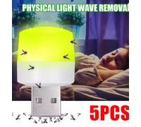 Small 5 Led Mosquito Killer Light, Non-Radiation Insect Killer Night Light Zapper Usb Plug Socket Electric Mosquito Killer Lights