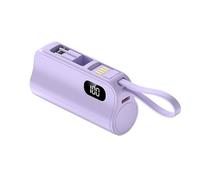 Small 5000mAh With Builts In Stand And USB Cable 10W For On The Go Convenience Builts In Cable