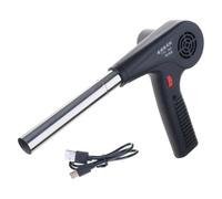 Small 5V Electric BBQ Blower Fan with Variable Speed Controllers Barbecue Cooking Air for Camping Barbecue