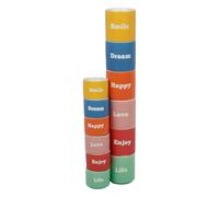 (Small) 6 Pc Multi Colours Mini Porcelain Ceramic Espresso Coffee Mugs Gift Set