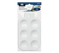 SMALL 6 WELL ARTIST PAINT PAINTING MIXING PALETTE