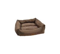 (Small - 60 x 50cm, Oatmeal) HugglePets Luxury Dog Lounger Bed