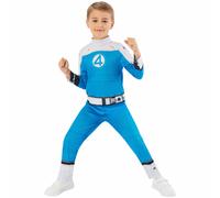 (Small (7-8Y), Blue) Human Torch Fantastic Four Marvel Superhero Kids Boys Costume