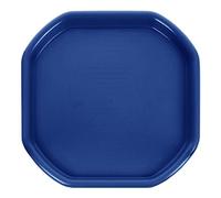 Small 70CM X70CM Durable Plastic Tuff Tray - Ideal for Mixing Cement, Sand, Plaster or Use in Messy Crafts, DIY Projects, and Outdoor Activities. (1, Dark Blue)