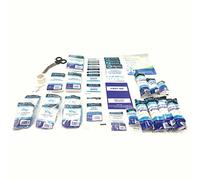 Small 90 Piece QUALICARE Refill BSI BS8599 Compliant Professional Workplace Essential First AID