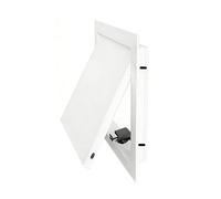 Small Access Panel｜Concealed Plumbing Cables Access Door Click Open Plumbing Hole Cover Plate｜Embedded Metal Crawl Space Door Drywall Inspection Hatch for Cables Wiring(12x16in/30x41cm)