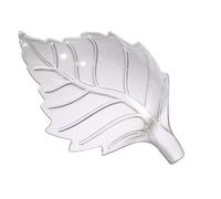 Small Acrylic Shrimp Feeding Bowl Clear Leaf Shape Feeder Dish For Benthic Creature Crabs Clams Fish Tanks Accessories Crabs And Clams Feeder Dish