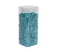 Small Acrylic Stone In Square Jar 320Gr 2 Pack - Turquoise