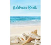 Small Address Book: with Tabs for Women - Perfect Size for Purse or Pocket - Ocean Beach Theme Mini Address & Phone Books ( 4x6 ) - Record Birthday, ... Telephone Number, Email Address and Notes