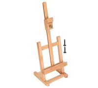 Small Adjustable Beech Tabletop Easel, Desktop Painting Display Stand, Detachable Artist Easel with Smooth Finish for Photos Posters Artwork, Compact Design for Students