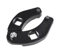 Small Adjustable Gland Nut Wrench Steel Spanner Tool for Hydraulic Cylinders on Farm and Construction Equipment, Fits 1in to 3-3/4in Diameter with Reversible Pinholes 1/4in and 7/32in, Black 9cm