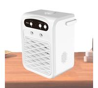Small Air Conditioner,3-Speed Bed Air Conditioner with Light | Evaporative Cooler 1L Water Tank Wireless Speaker with Humidifier for Apartment Camping Tents Workplace Travel Garage