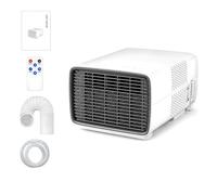 Small Air Conditioner & Portable RV AC - 2700 BTU Real Compressor with 280W, 45dB Quiet 3-in-1 Ready-to-Use Cooling for Pop Up Campers, Indoor Dorms & Outdoor Living