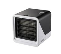 Small Air Conditioners, 3 in 1 USB Fan with Water Cooling 500 ML Water Tank 3 Speeds 7 Color Lights Mobile Air Conditioner Without Exhaust Hose Air Cooler Suitable for Bedroom Office