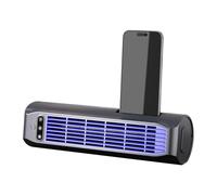 Small Air Conditioning Unit Fan | 31.5cm Bladeless USB Rechargeable Portable Small Tower Device | Tower Fan Desktop,Power For All-day Use,Quiet & Fast Cooling,Suitable For Home, Office, Room