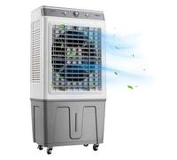 Small Air Conditioning Unit, with 3 Speeds,35L Water Tank,3-in-1 Air Conditioning Portable 7.5H Timer and 120° Oscillation Air Cooler Air Conditioner for Home,Work,Office