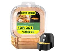 Small Air Fryer Liners for COMFEE' Compact 2.1 Air Fryer, 2 qt Air Fryer Liners for Instant Pot Vortex Mini, Air Fryer Paper Liners Disposable 2 qt Mini Liners for Gourmia Compact Digital