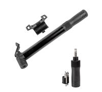 Small Air Pump with Integrated Tool Set and Ratchet, Mini Pump with Minitool CTP M-WAVE
