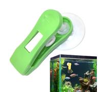 Small Algae Holder, Aquarium Power Clip, Underwater Paradise Unit | Modern Creative Design Tank Suction Cup Vegetable Tongs For