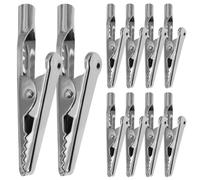 Small Alligator Clips 10PCS 51mm 10a Electrical Test Clamps Metal Alligator Clamps Clips