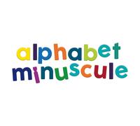 Small alphabet magnets Multicoloured one size