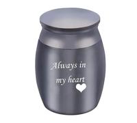 Small Aluminium Keepsake Choose from Colours Sharing Personal for Pet or Human in Your Heart Blue Dog Bicycle Basket with Wind Protection (Black, One Size)