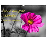 Small and big truths - sayings to think about UK-Version (Wall Calendar 2026 DIN A3 Landscape), CALVENDO 12 Month Wall Calendar