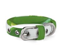 Small and Medium Pet Collars Adjustable Pet Collar Oxford Cloth Green Frog Printing Pet Collar Personalized Cat Dog Collar