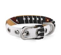 Small and Medium Pet Collars Adjustable Pet Collar Oxford Cloth Guitar Musical Instrument Printing Pet Collar Personalized Cat Dog Collar