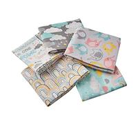 Small and Mighty Fat Quarter Bundle. Pack of 5 Flannel Fat Quarters - Sewing Online FE0118