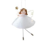 Small Angel Christmas Tree Ornaments - Cute Christmas Winter Theme Pendant | Hangable Angel Pendant For Party Mantel Wall Window Birthday Decoration